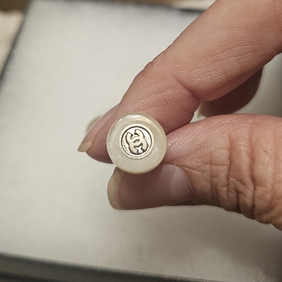 Chanel Coco Mark Resin Earrings - Picture 3 of 6